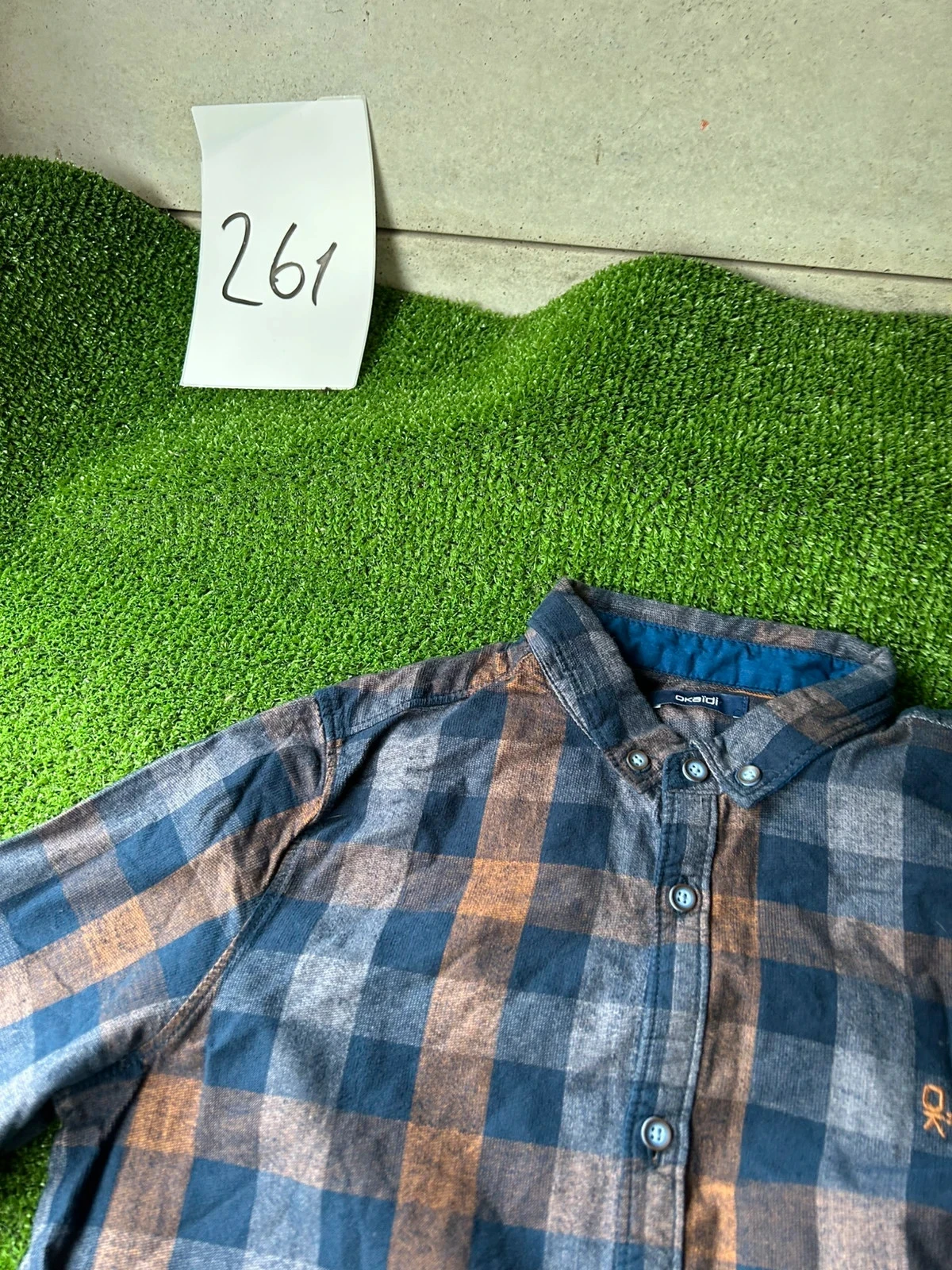 Camisa quadriculada okaidi crianças 14 anos – photo 5